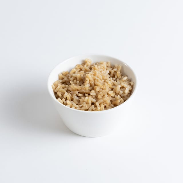 Steamed Brown Rice.