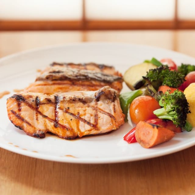 Salmon Teriyaki.
