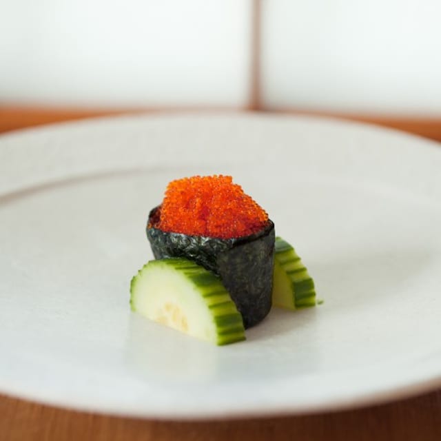Tobiko / Flying Fish Roe Nigiri.
