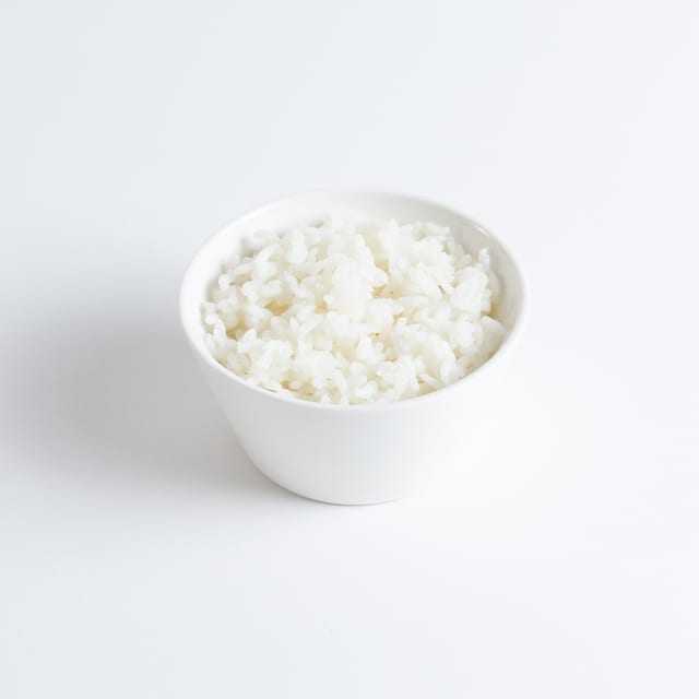 Steamed White Rice.